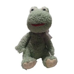 Carlton Cards Green Frog Plush Stuffed Animal 18" Tall Ester Toy